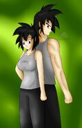 Cucamba with his wife in Dragonball AF (Found in deviantART)
