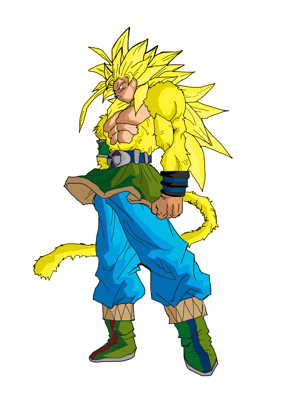 My all new SSJ5 goku by goku sayien