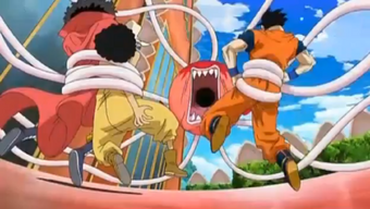 Dream 9 Toriko One Piece Dragon Ball Z Super Collaboration Special Ultra Dragon Ball Wiki Fandom