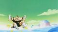 Recoome smashes into Gohan with his hip