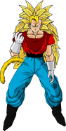 Bage as a Super Saiyan 3
