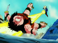 Future Android 18 kills Future Yajirobe