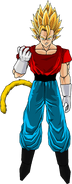 Bage as a Super Saiyan 1