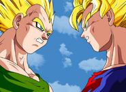 Cosmic SSJ vs Goku777 SSJ