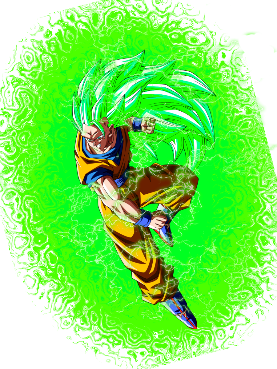 SP Super Saiyan 3 Goku (Green)  Dragon Ball Legends Wiki - GamePress