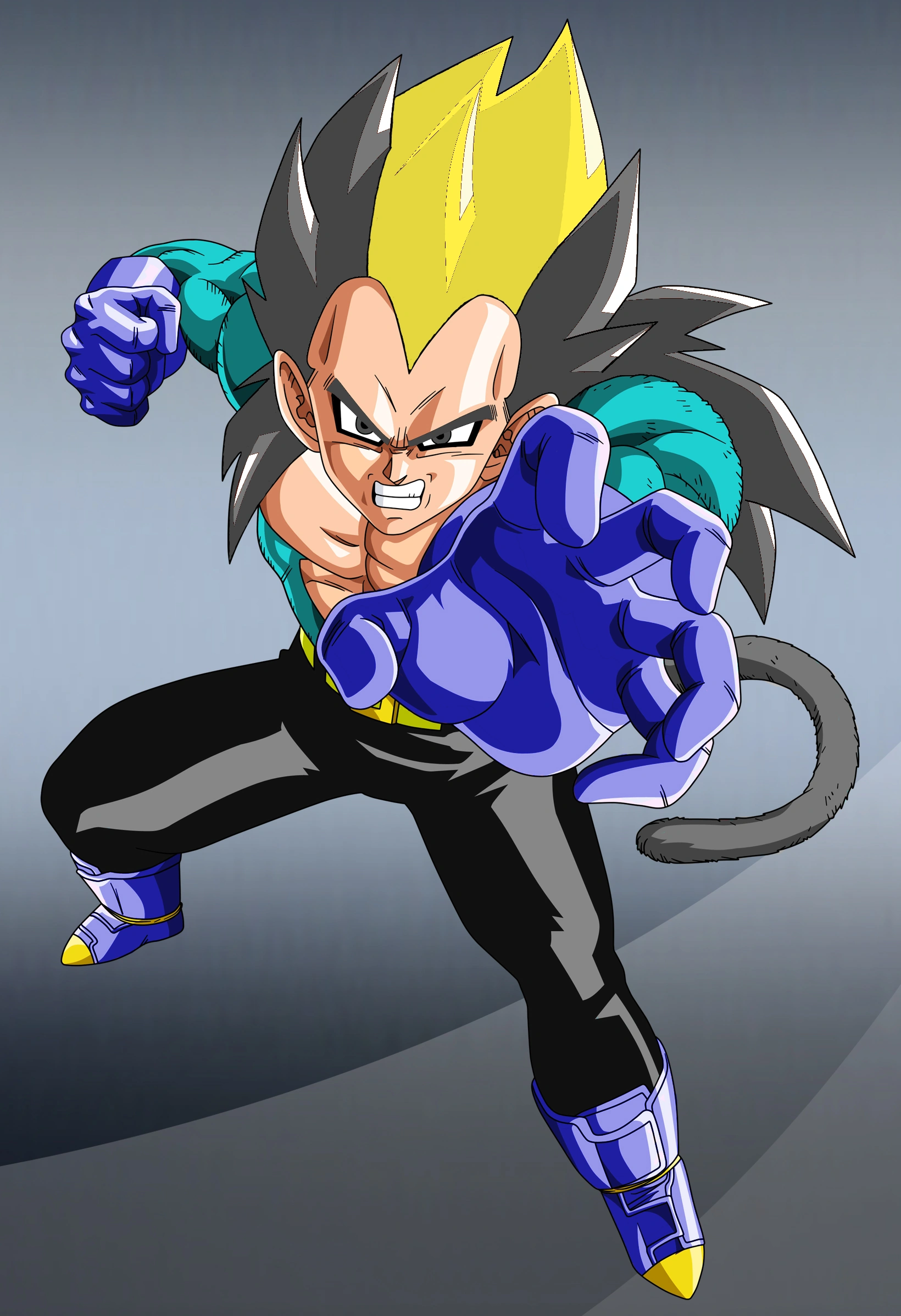 Super Saiyan 9 (IamSPARK128's version) | Ultra Dragon Ball Wiki | Fandom, image size:1640x2396