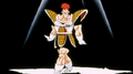 Recoome posing in front of Vegeta