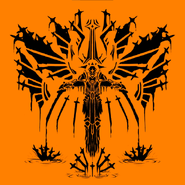 Depiction of Gabriel as seen in the covers for the ULTRAKILL Act 2 OST