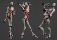 Various Mannequin poses, by Hakita.