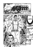 A page from manga "Blaster knuckle" presenting the inspiration for the arm