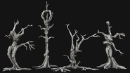 Official render of the trees by Victoria Holland.