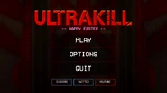 Main menu during Easter