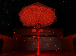 Screenshot taken of the gloomy woods