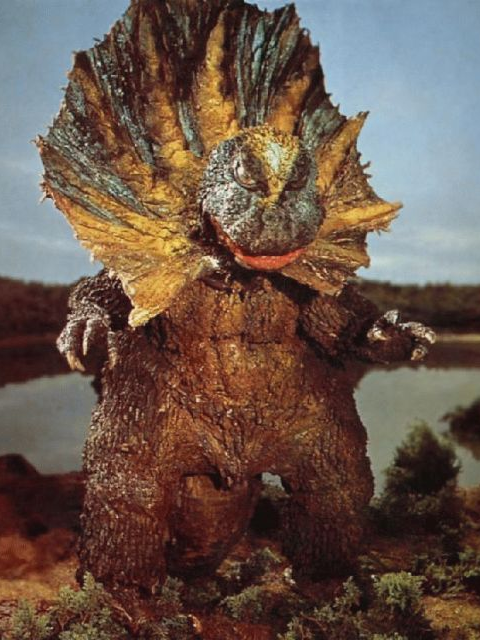 Funny A used Godzilla suit from the TV show Ultra Q : r/GODZILLA