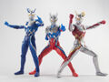 SHFA Ultraman Zero, Strong-Corona Zero & Luna-Miracle Zero