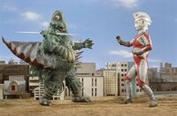 Ultraman Ace vs. Gamas