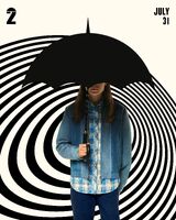 S2 Vanya Hargreeves with Umbrella poster