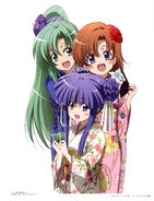 Animedia January 2008 image, from Higurashi no Naku Koro ni Illustrations