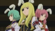 The Chiester Sisters in the . From left to right: , , and .