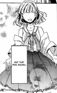 Kyrie's recollection of Asumu in the Dawn of the Golden Witch manga