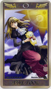 Tarot card 13: The Fool, included in the Anime Golden Edition Box