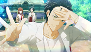 Lab Member No. 001 6-star variant of Rintaro Okabe, featuring Kurisu Makise