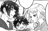 A young Souhei and his parents