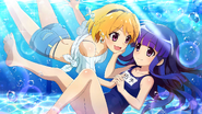 Enjoying the Pool 6-star variant of Satoko Houjou