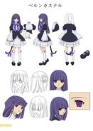 Diseño de Bernkastel en el anime