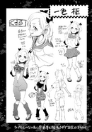 Kururu's concept art in Irotoutoshi-hen Volume 2