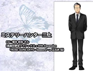 Mikamistream.png (418 KB) Preview image from the 07th Party 7 livestream, featuring his old name of Mystery Hunter Mikami.