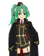 Mion military smirk open