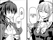 Natsuhi y Beatrice en el manga de End of the Golden Witch