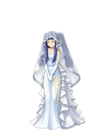 Erika's wedding dress (Umineko Chiru PS3)
