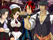 Kanon, Shannon, Black Tea Gentleman, and Cyrus