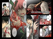 Akasaka has a nightmare about Yukie's death in the manga