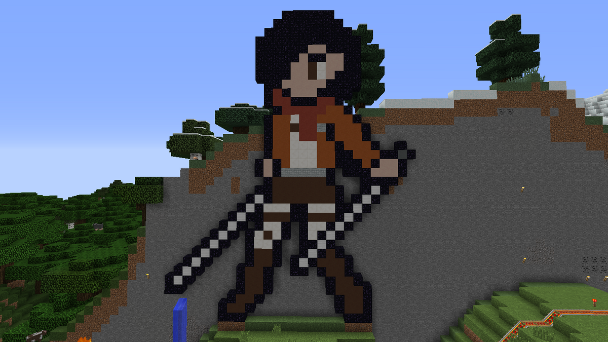 Mikasa Pixel Art