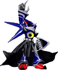 Super Metal Sonic telling them who's boss.