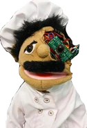 Chef Pee Pee was once impersonated by a robot. Kind of looks like Axis.