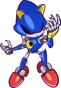 Metal Sonic is... angry hungry.