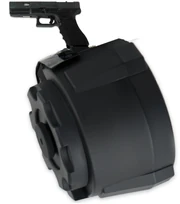 A Gock-18 with an 2???n round magazine. Just get a  at this point...