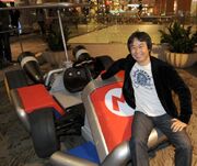 A person using his car.