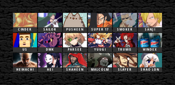 List of Unbeatables map image