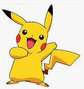 The most iconic anime creature, known as Pikachu.