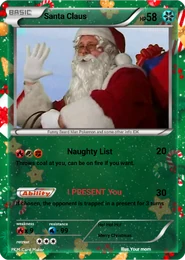 The Santa card