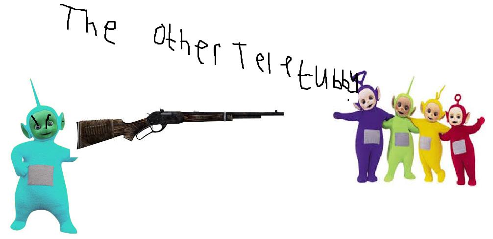 teletubbies with guns
