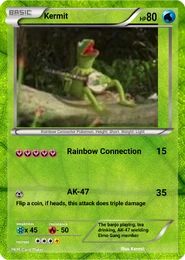Kermit also got a card