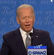 Joe Biden - Mr. President of the World - He's slapped some nuts.