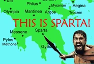The exact location of Sparta.