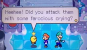 Starlow bullying Luigi as usual.